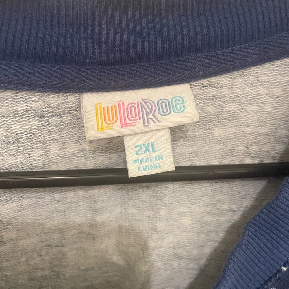 Blue Patterned Sweatshirt - Picture 2 of 3